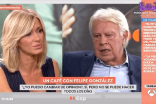 Susanna Griso y Felipe Gonz&aacute;lez.