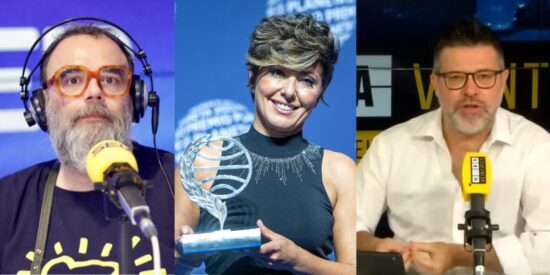 Bob Pop, Sonsoles Ónega y Quequé. 