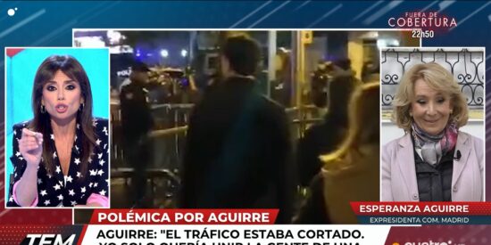 Esperanza Aguirre y Marta Flich