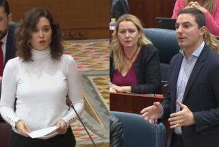 Isabel D&iacute;az Ayuso y Juan Lobato.