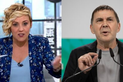 Cristina Pardo y Arnaldo Otegi.