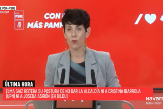 Elma Saiz, ministra de Seguridad Social y excandidata del PSOE a la alcald&iacute;a de Pamplona.
