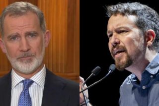 Felipe VI y Pablo Iglesias.
