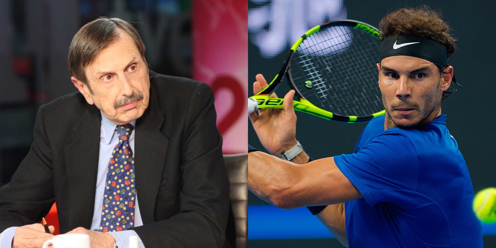 Antonio Papell y Rafa Nadal.