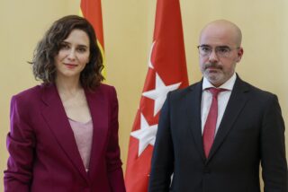 Isabel D&iacute;az Ayuso y Francisco Mart&iacute;n.