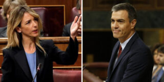 Cayetana &Aacute;lvarez de Toledo y Pedro S&aacute;nchez.
