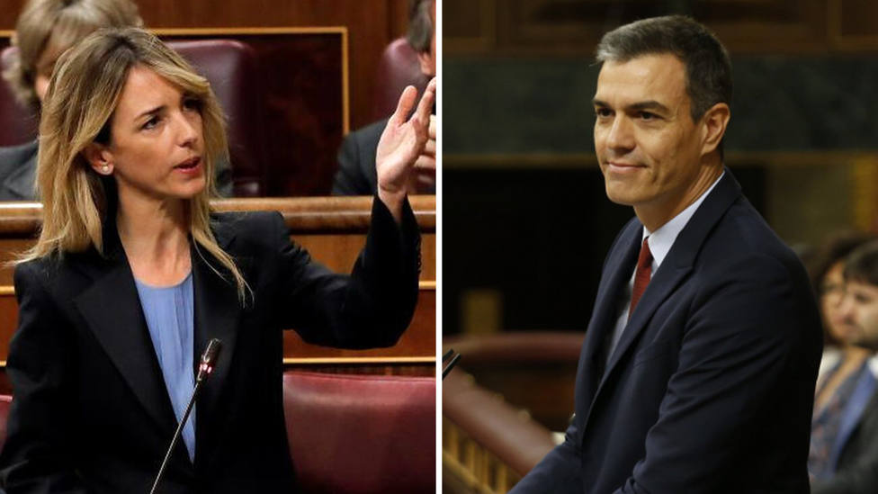 Cayetana &Aacute;lvarez de Toledo y Pedro S&aacute;nchez.