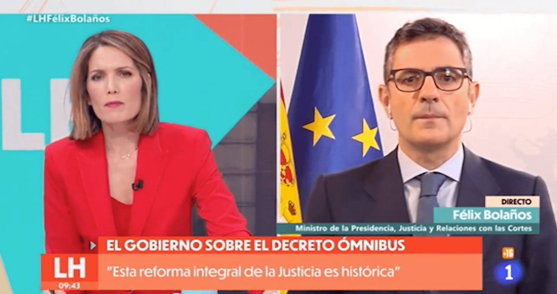 F&eacute;lix Bola&ntilde;os y Silvia Intxaurrondo 