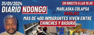 Ndongo dur&iacute;simo contra Marlaska: "Tiene a m&aacute;s de 400 inmigrantes en Barajas viviendo entre chinches y basura"