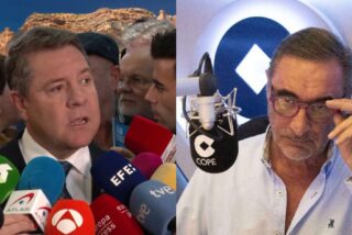 Emiliano García-Page y Carlos Herrera.