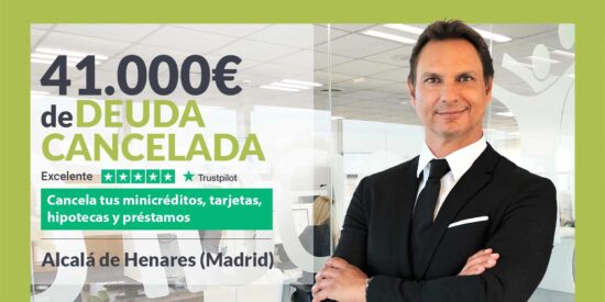 Repara tu Deuda Abogados cancela 41.000&euro; en Alcal&aacute; de Henares (Madrid) con la Ley de Segunda Oportunidad