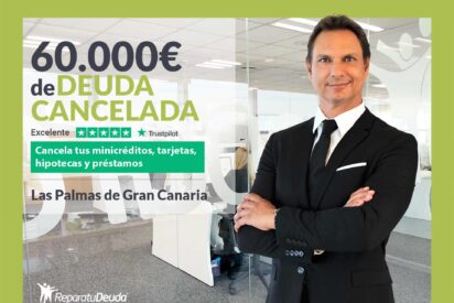 Repara tu Deuda Abogados cancela 60.000&euro; en Las Palmas de Gran Canaria con la Ley de Segunda Oportunidad