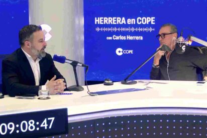 Santiago Abascal y Carlos Herrera.