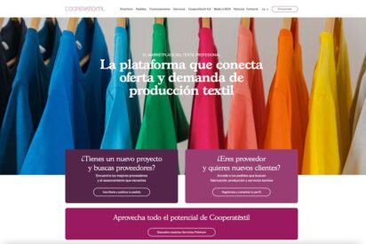 Cooperat&egrave;xtil 2.0, nueva plataforma que conecta la industria textil