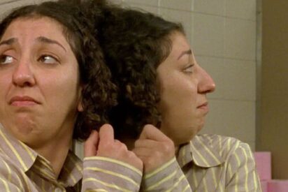 M&oacute;nica Cervera en 'Crimen Ferpecto' (2004). 