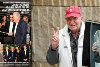 Portada del '&iexcl;HOLA!' junto al Rey Juan Carlos. 