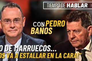 Pedro Baños y Alfonso Rojo en &#039;Tiempo de hablar&#039;. 