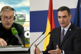 Carlos Alsina y Pedro Sánchez.