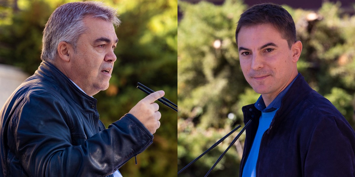 Santos Cerd&aacute;n y Juan Lobato.