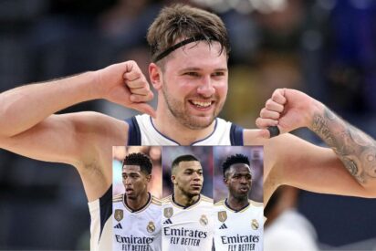 Doncic festeja el fichaje de Mbapp&eacute; por el Real Madrid subiendo a Instagram una foto del fen&oacute;meno