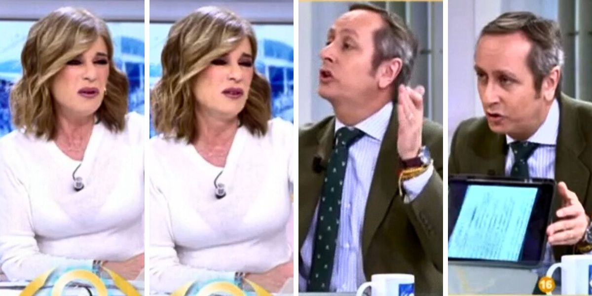 A Esther Palomera se le queda cara de seta cuando Carlos Cuesta le da con la verdad en los morros