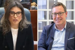 Alfonso Serrano se recochinea de Manuela Bergerot (M&aacute;sMadrid) ante el bulo del pato: &ldquo;De rid&iacute;culo en rid&iacute;culo&rdquo;