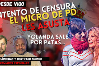 Trifulca en el mitin de Yolanda D&iacute;az en Vigo: Los de Sumar se ponen hist&eacute;ricos con los periodistas inc&oacute;modos