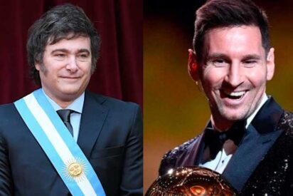 Milei: "Messi es el mejor jugador de f&uacute;tbol de todos los tiempos"
