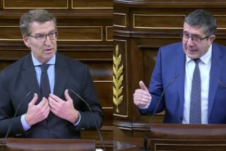 Alberto N&uacute;&ntilde;ez Feij&oacute;o y Patxi L&oacute;pez.