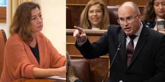 Francina Armengol y Miguel Tellado.