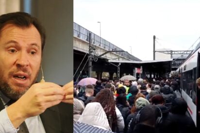 Óscar Puente y el colapso en una de las estaciones de Cercanías en Madrid.