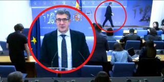 Patxi López desprecia a una periodista en el Congreso mientras se solidariza con los medios sanchistas
