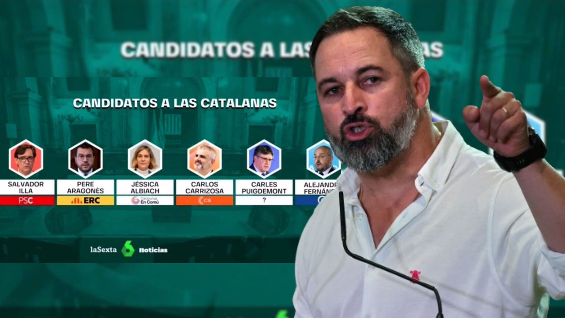 Abascal carga contra laSexta por &lsquo;eliminar&rsquo; al candidato de VOX en Catalu&ntilde;a: &ldquo;Estercolero&rdquo;