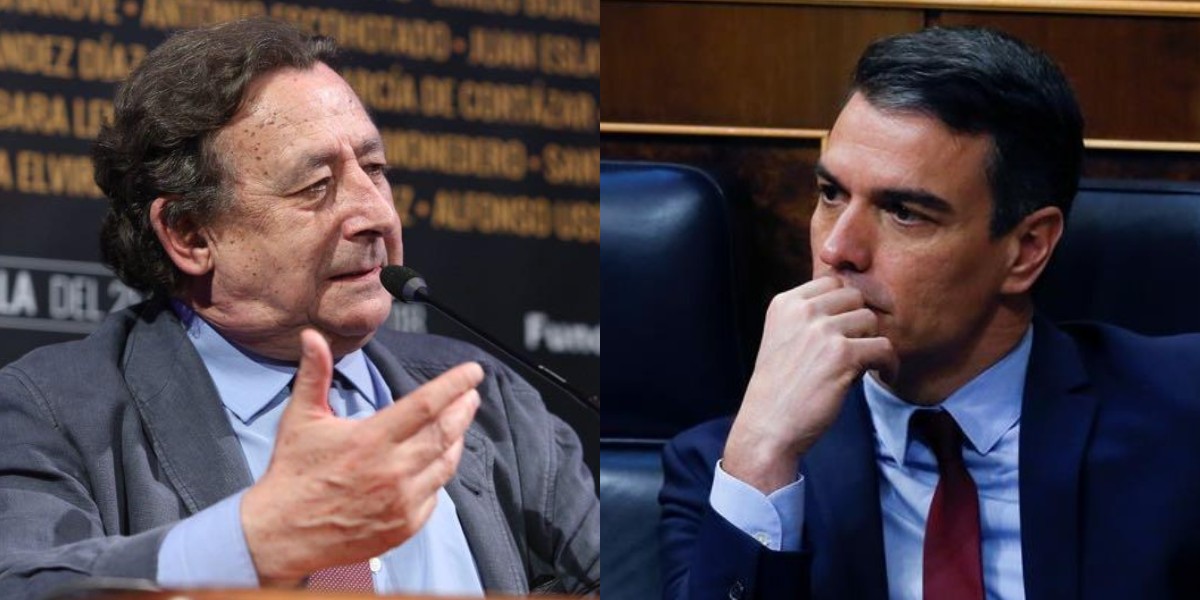 Alfonso Ussía y Pedro Sánchez.
