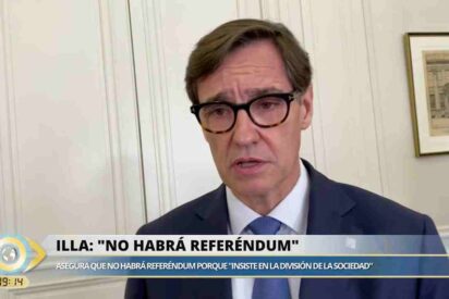 Un antiguo v&iacute;deo golpea a Salvador Illa por jurar y perjurar que no habr&aacute; refer&eacute;ndum de autodeterminaci&oacute;n