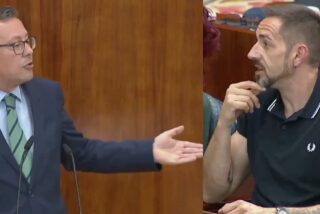 Alfonso Serrano (PP) y Emilio Delgado (M&aacute;s Madrid).