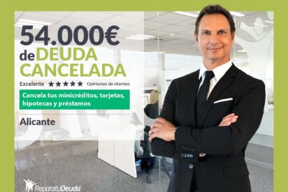 Repara tu Deuda cancela 54.000&euro; en Alicante (Comunidad Valenciana) con la Ley de Segunda Oportunidad