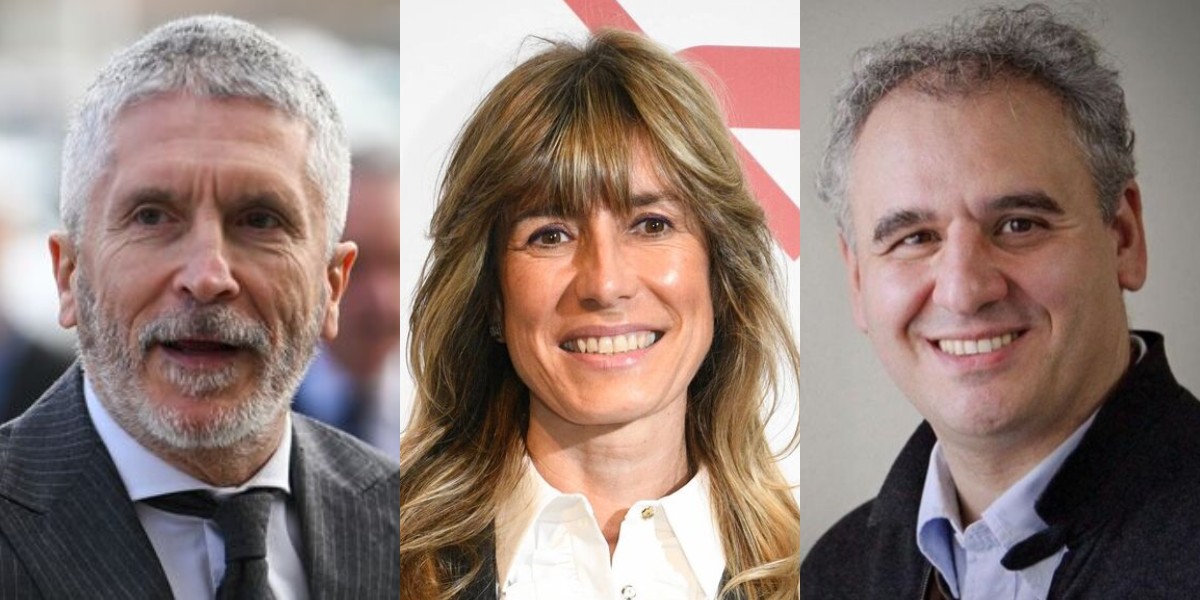 Fernando Grande-Marlaska, Bego&ntilde;a G&oacute;mez y Carlos Barrab&eacute;s.