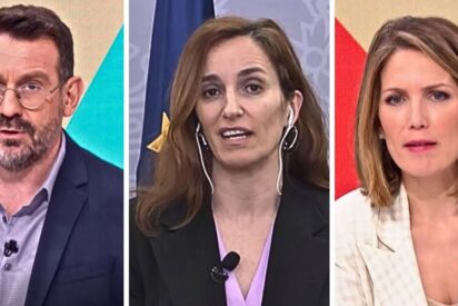 Una ‘escocida’ Mónica García rebuzna contra Ayuso en TVE en una bochornosa entrevista masaje