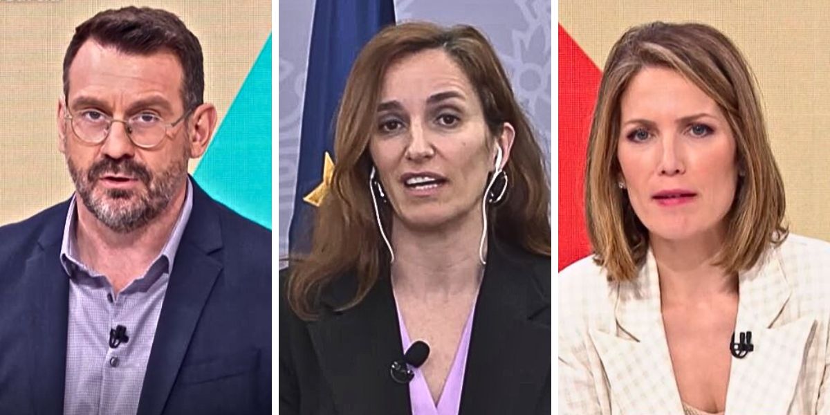 Una ‘escocida’ Mónica García rebuzna contra Ayuso en TVE en una bochornosa entrevista masaje