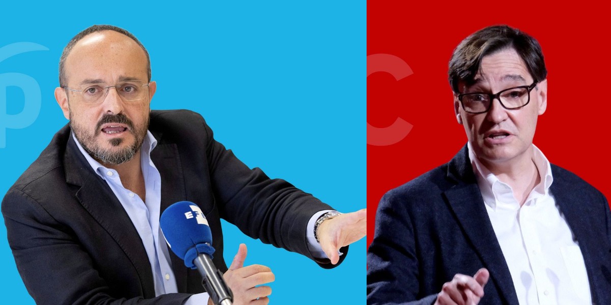 Alejandro Fern&aacute;ndez y Salvador Illa.