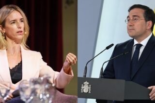 Cayetana &Aacute;lvarez de Toledo y Jos&eacute; Manuel Albares.