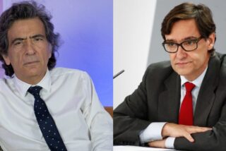 Arcadi Espada y Salvador Illa.