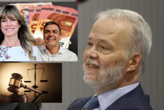 Begoña Gómez, Pedro Sánchez y Antonio Camacho, el abogado socialista que la defenderá de las acusaciones de corrupci&oacute;n