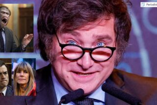 El macarra PUENTE acusa a MILEI de 'drogadicto' y el presidente de Argentina sacude al 'corrupto' S&Aacute;NCHEZ la del pulpo