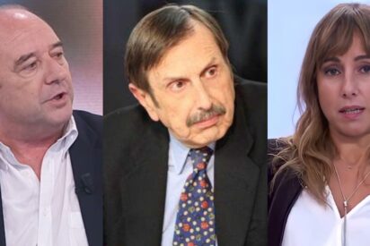 Jesús Maraña, Antonio Papell y Ana Pardo de Vera.