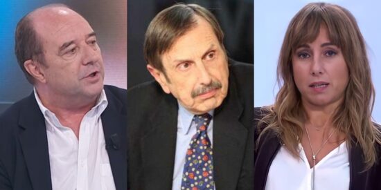 Jesús Maraña, Antonio Papell y Ana Pardo de Vera.