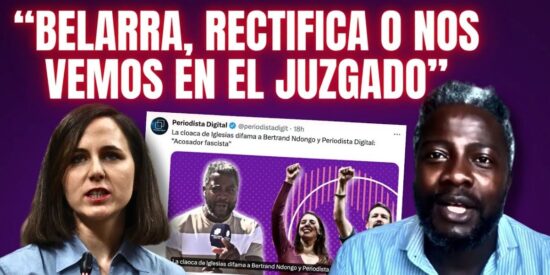 Bertrand Ndongo contraataca a Ione Belarra: "Nos veremos en el juzgado"