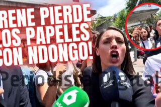 Irene Montero pierde los papeles y se encara con Bertrand Ndongo: &ldquo;&iexcl;Agresor, fascista!&rdquo;