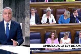 Vicente Vall&eacute;s destac&oacute; la ausencia de Pedro S&aacute;nchez del hemiciclo.